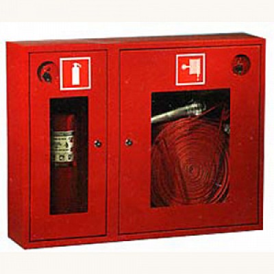 ПК-315Н: Шкаф пожарный со стеклом красный