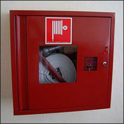 Шкаф пожарный со стеклом красный ПК-310В  (правый)
