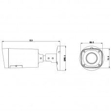 HDCVI видеокамера DH-HAC-HFW2221RP-Z-IRE6-0722 Dahua